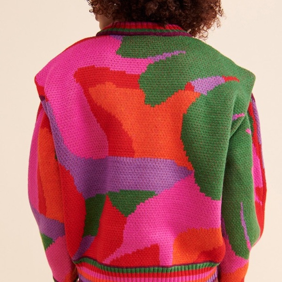 FARM Rio Multicolor Crew Neck Sweater - Picture 2 of 9
